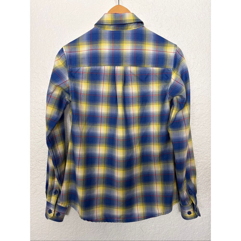DIXXON WD-40 Women’s Flannel Shirt Blue, Yellow Size S - Picture 6 of 12